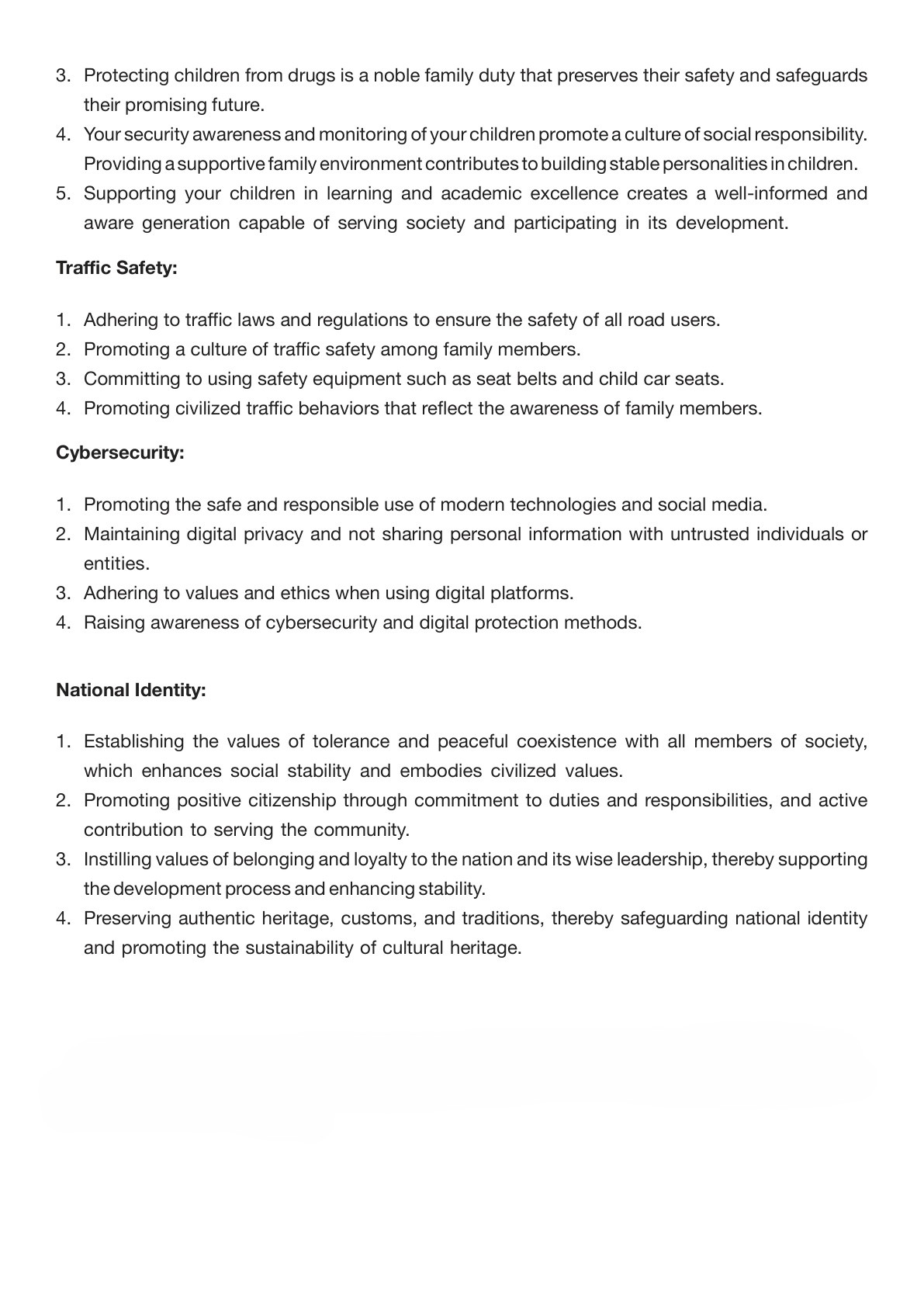 Safe Family Charter - Page 3